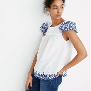 Madewell | Embroidered Story Book Top Size 00